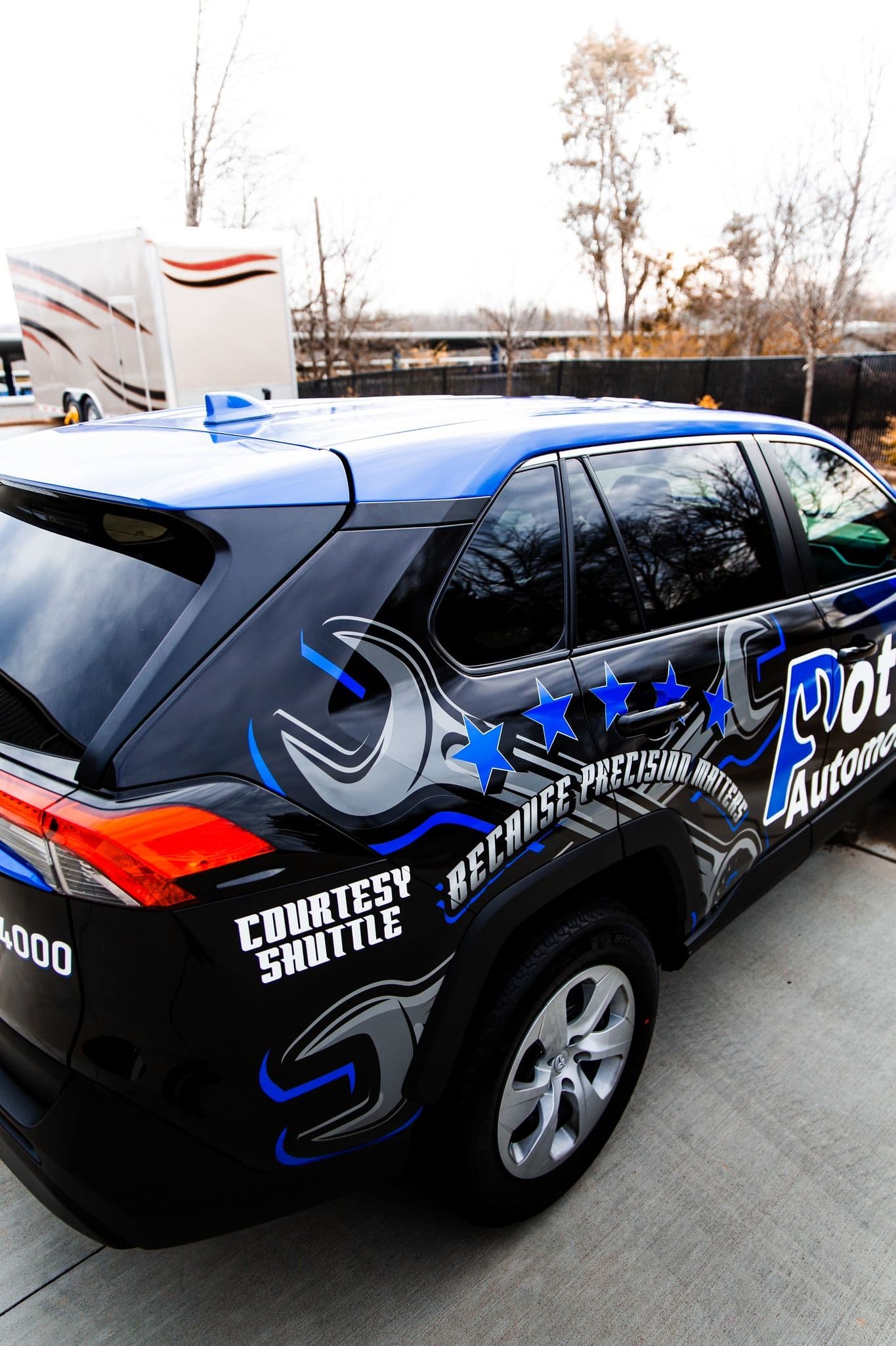 Potter Automotive Rav4 — Custom Design Printed Commercial Wrap by Testament Graphic House