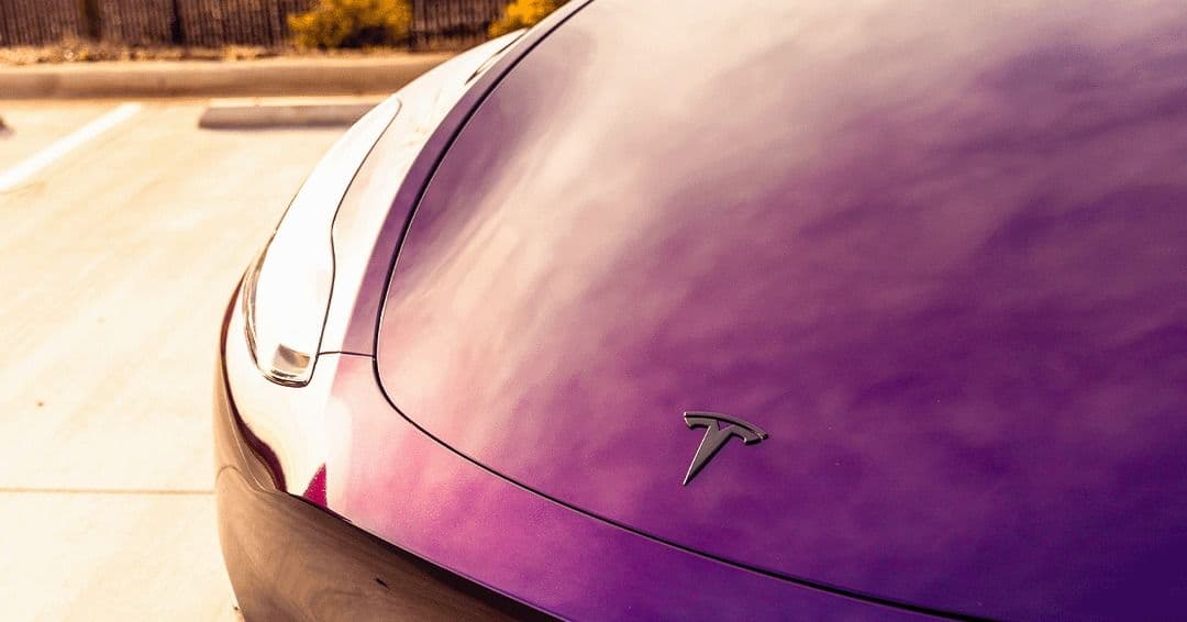 Tesla Model Y — Kpmf Gloss Hypnotic Black Violet by Testament Graphic House
