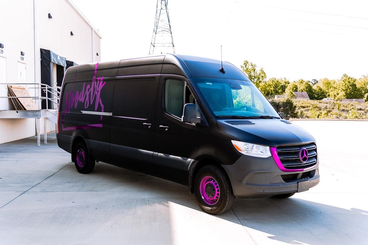 Hoodsly Sprinter — Custom Satin Wrap with Gloss Overlays by Testament Graphic House